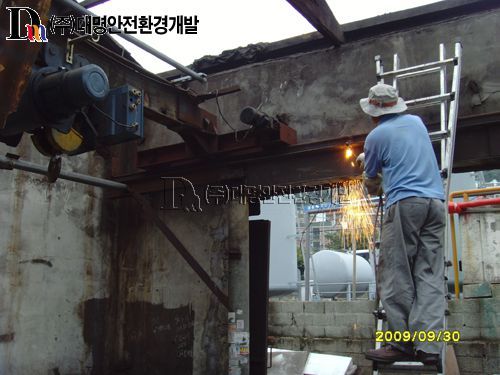 부산 학장동 공장건물 철거 