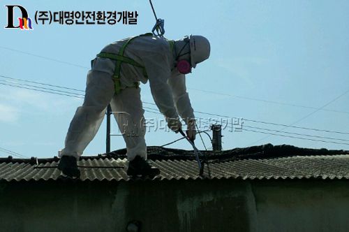 부산 기장군 정관면 두명리 창고 및 주택 석면해체제거공사