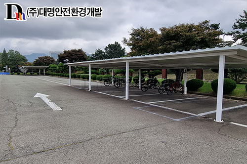 경남 창원시 현대모비스 공장내 캐노피 철거