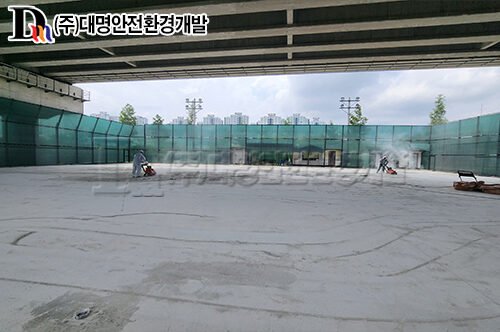 [완료]2026.06. 명지75호광장 테니스장(5~6코트) 정비 사업 인조잔디 철거 용역